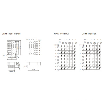 1,4 Zoll, 3,0 mm DOT (GNM-14581Ax-Bx)